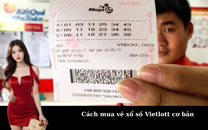 Cách mua vé xổ số Vietlott cơ bản